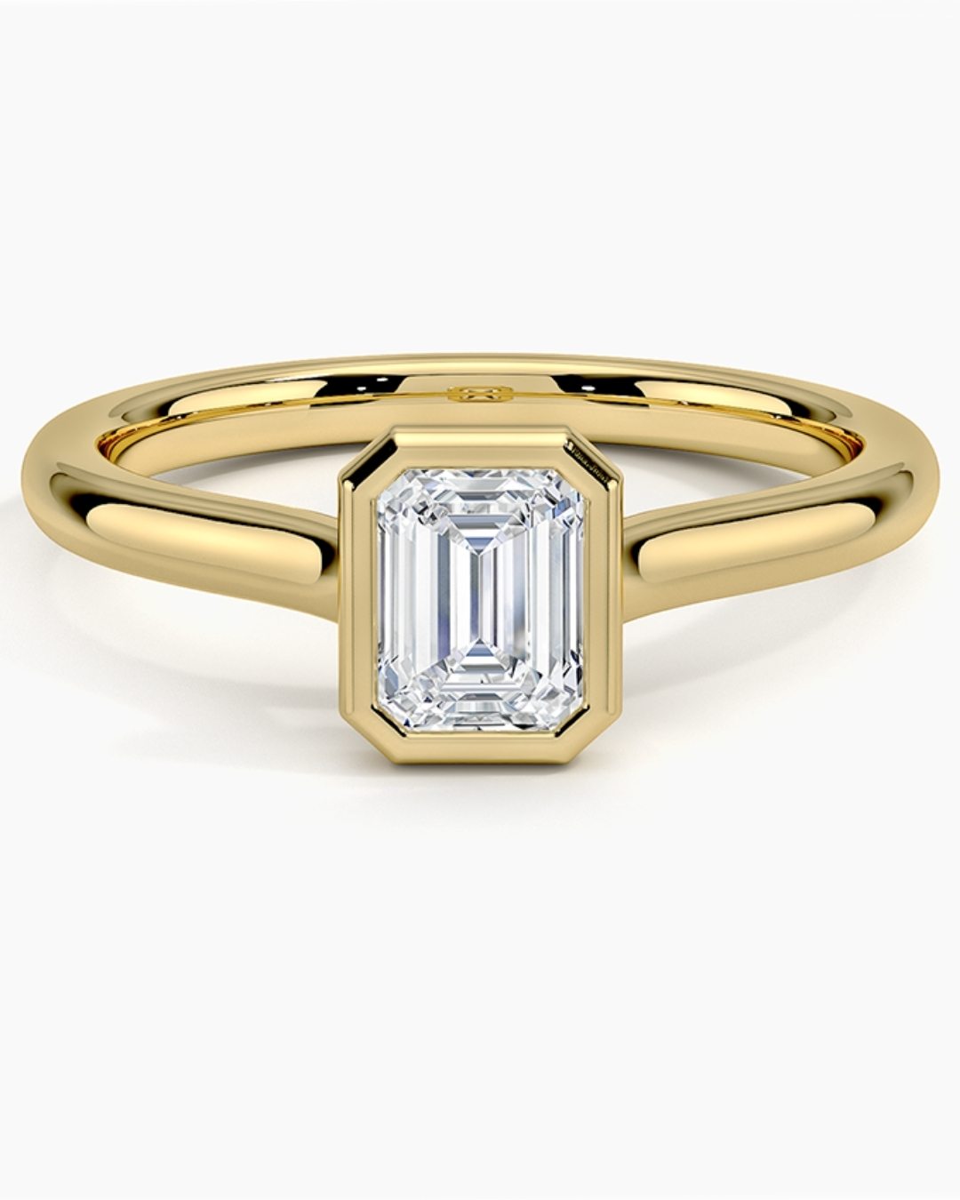0.50 Karat Emerald Laboratuvar Pırlantası Yüzük 