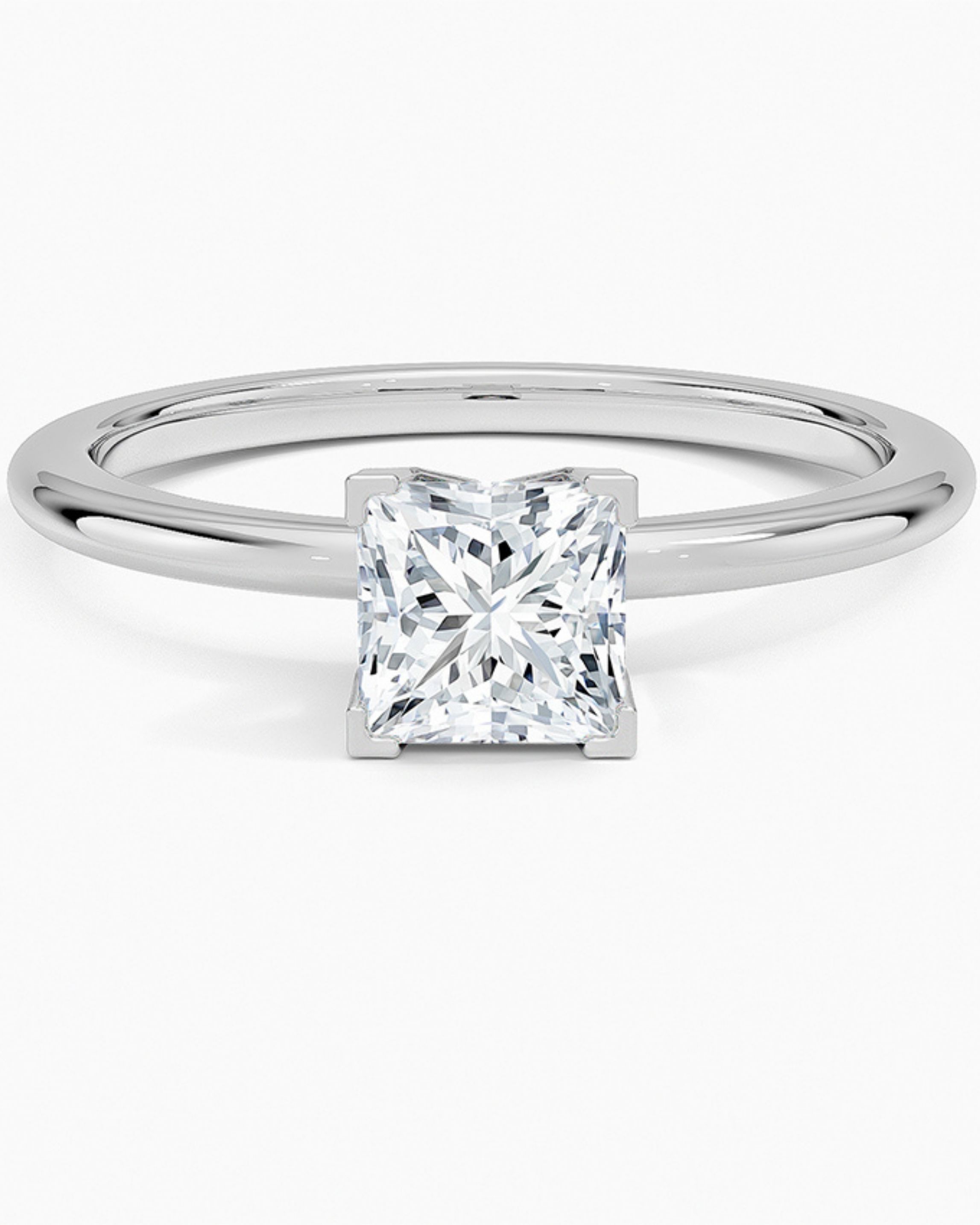 0.75 Karat F Color Vs Berraklık Prenses Lab Grown Pırlanta Yüzük - JDYZ00019