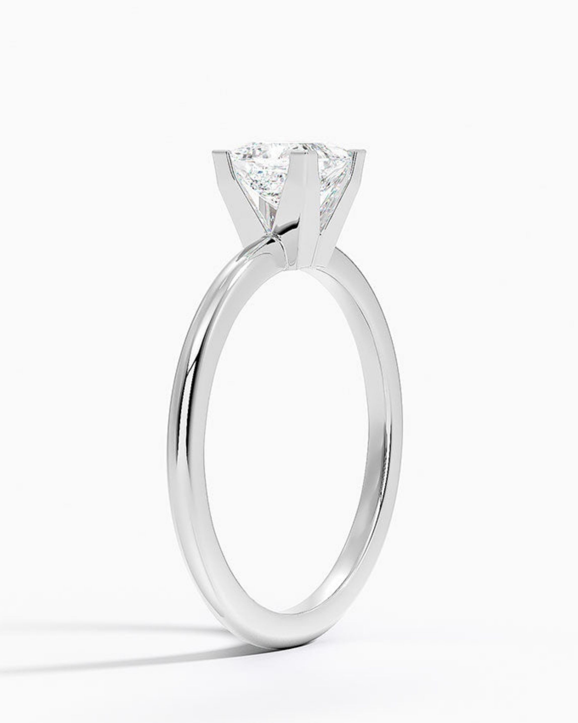 0.75 Karat F Color Vs Berraklık Prenses Lab Grown Pırlanta Yüzük - JDYZ00019