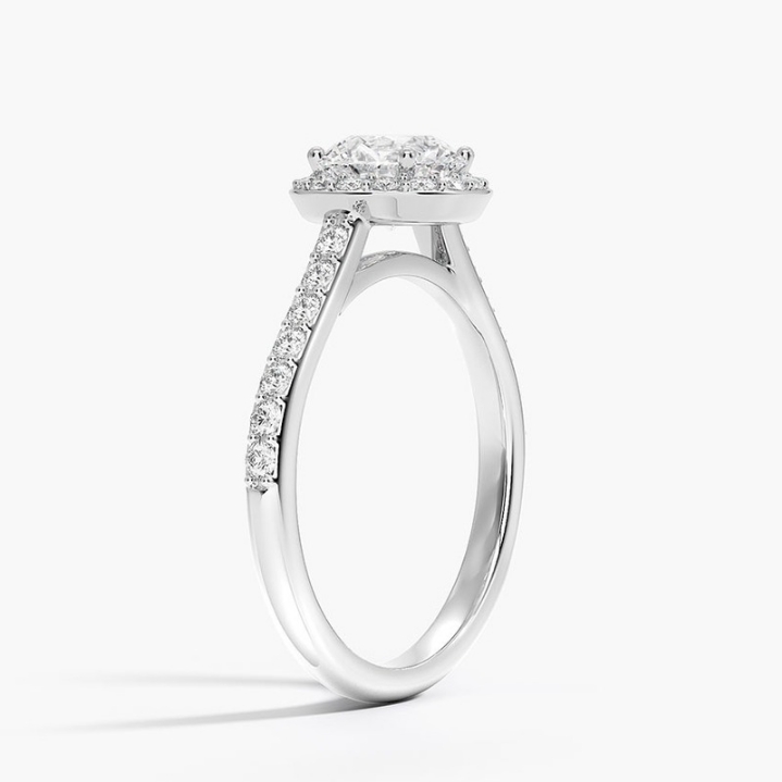 1.41 Karat F Color Vs1 Halo Lab Grown Pırlanta Yüzük - JDYZ00066