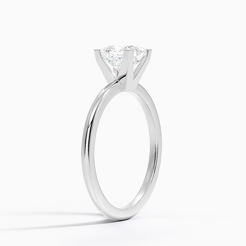 1.59 Karat F Color Vs1 Berraklık Prenses Pırlanta Yüzük