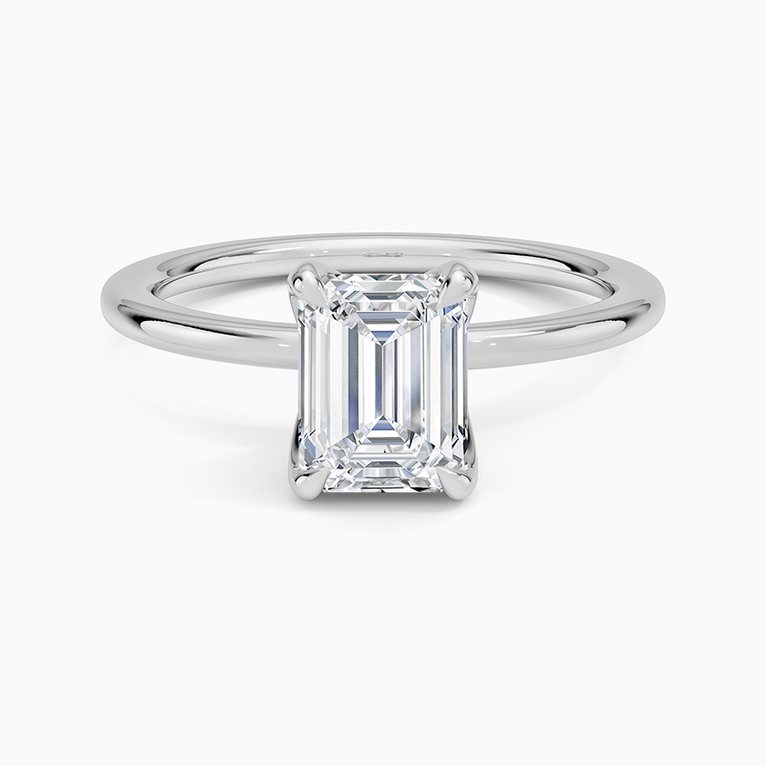 1.00 Karat D Color Vs1 Emerald Lab Grown Pırlanta Yüzük - JDYZ00065