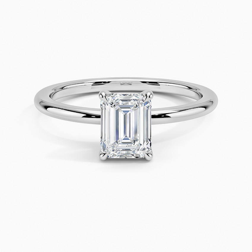 1.04 Karat D Color Vs1 Berraklık Emerald Lab Grown Pırlanta Yüzük - JDYZ000151