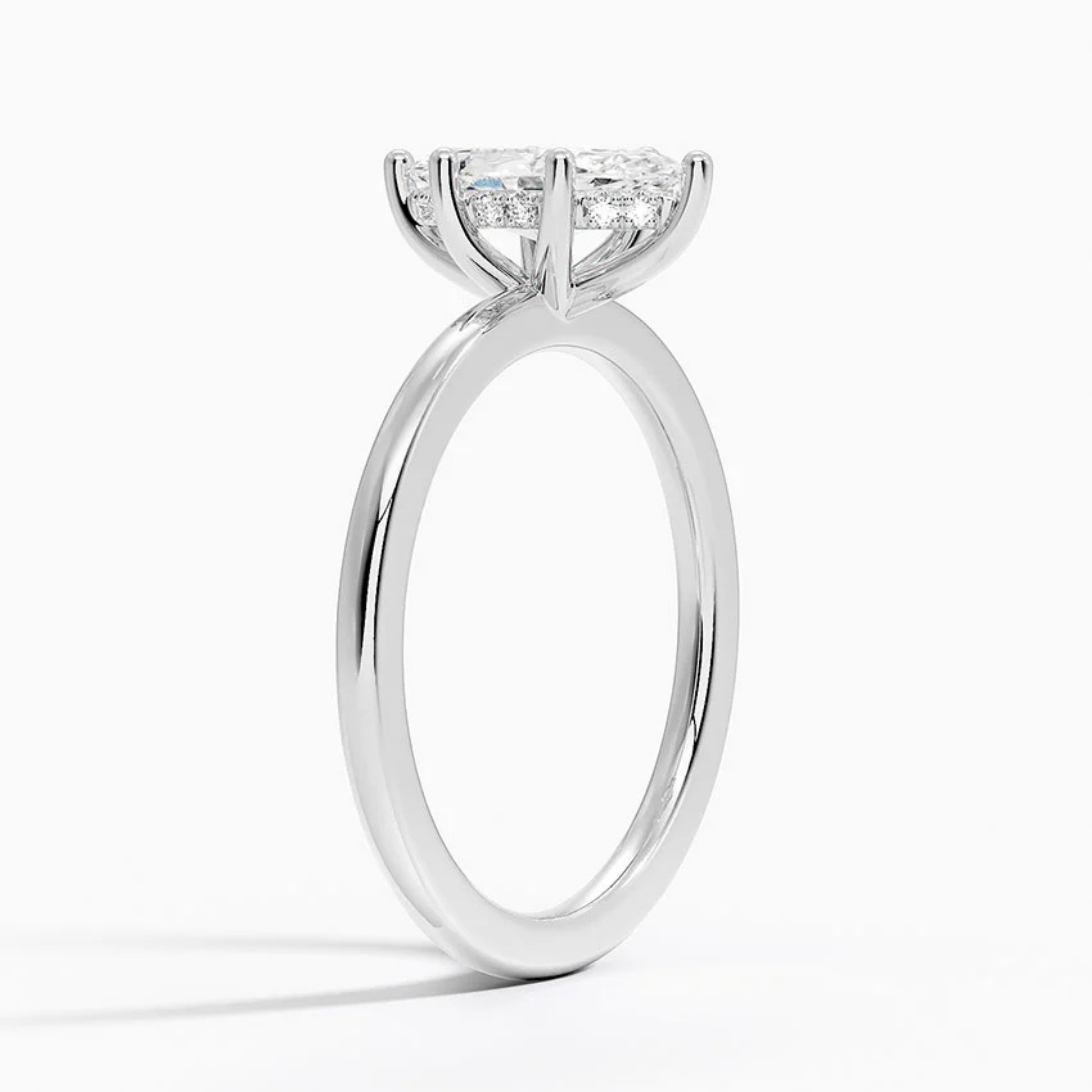 1.08 Karat D Color Vs1 Markiz Lab Grown Pırlanta Yüzük - JDYZ00101