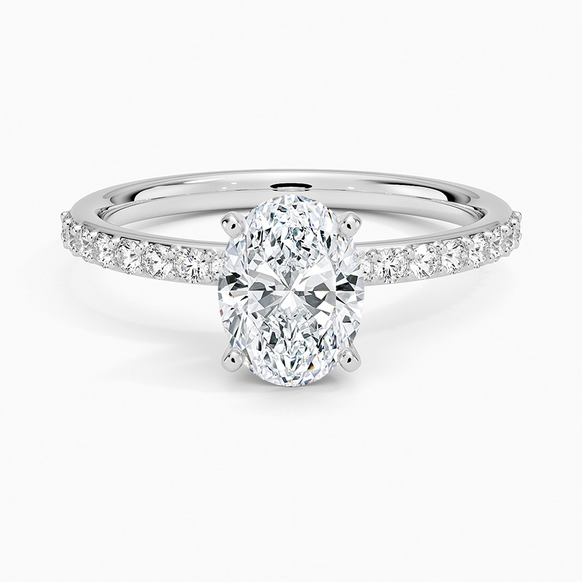 1.09 Karat D Color Vvs2 Berraklık Oval Lab Grown Pırlanta Yüzük - JDYZ00052