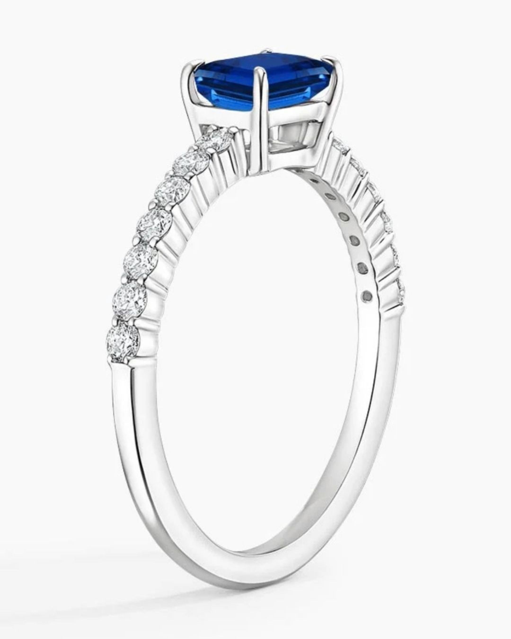 Emerald Kesim Safir Taşlı Yüzük  - JDYZ00096