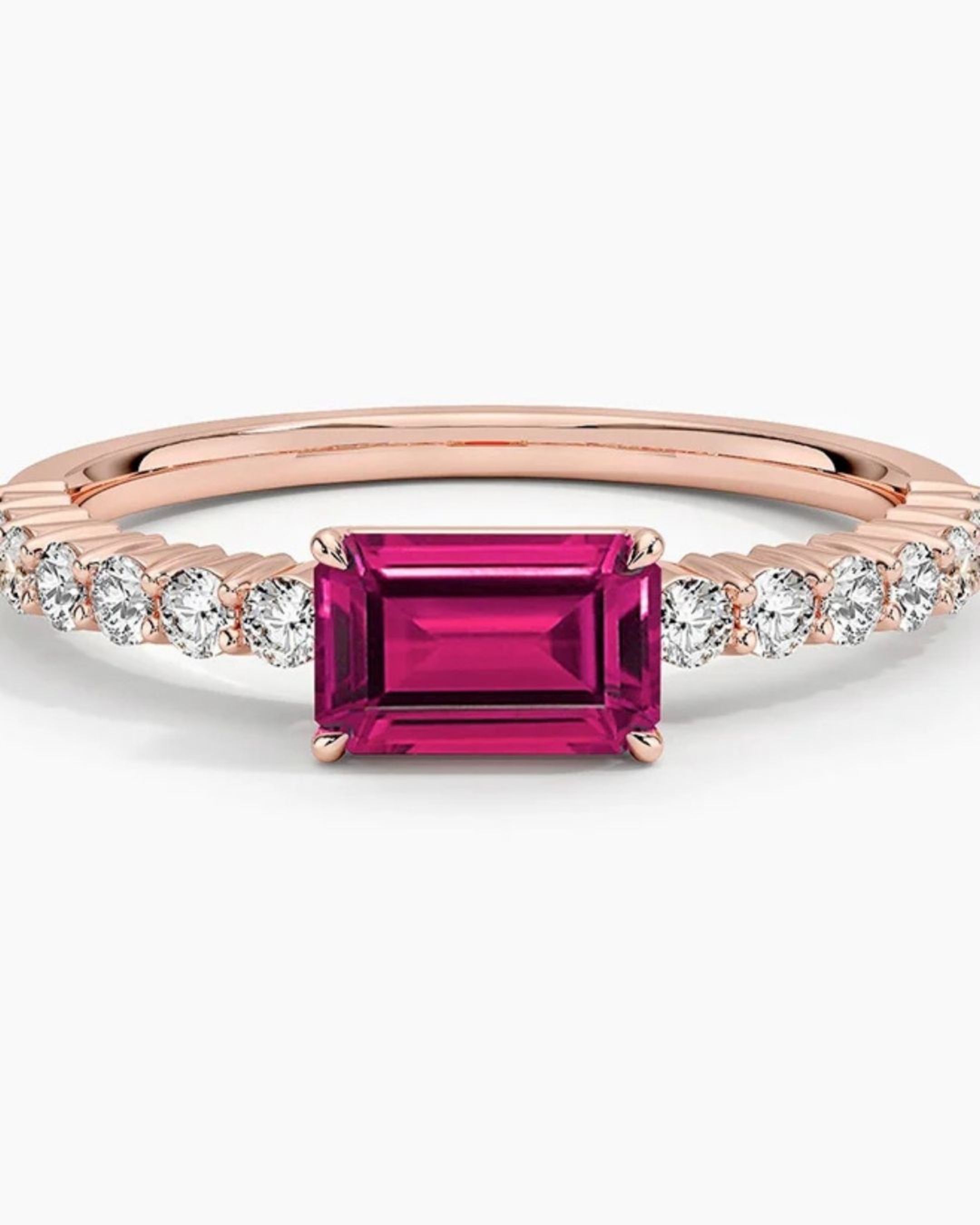 Emerald Kesim Yakut Taşlı Yüzük - JDYZ00093