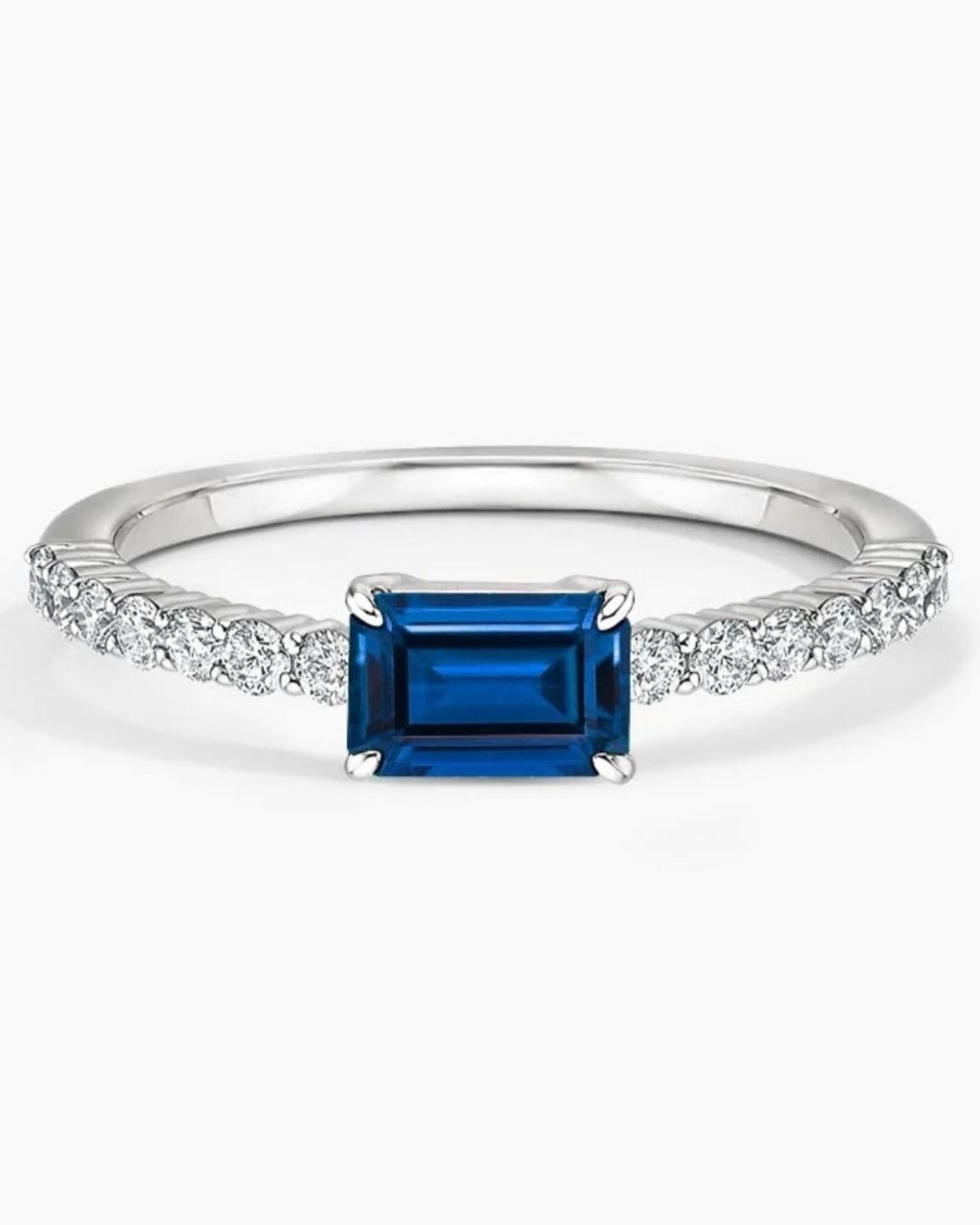 Emerald Safir Taşlı Yüzük 