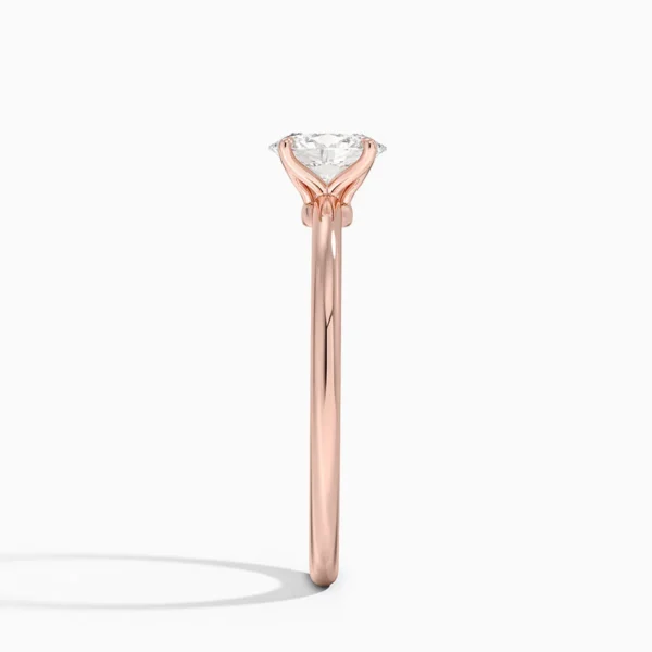 Joss Elix – 0,40 Karat Lab Grown Pırlanta Yüzük – Rose Altın