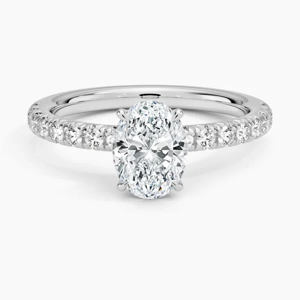 Joss Signature 0,92 karat oval kesim pırlanta yüzük