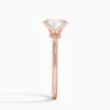 Joss Elix – 1,03 Karat Oval Lab Grown Pırlanta Yüzük Rose Cila – Rose Altın