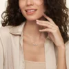 Joss Signature 0,76 karat baget yuvarlak pırlanta kolye