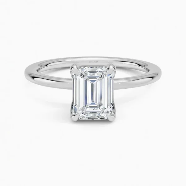9933189447974 Joss Axis – 1,00 Karat Emerald Lab Grown Pırlanta Yüzük
