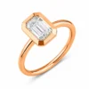 Joss Esmeralda Bezel – Bezel Yüzük
