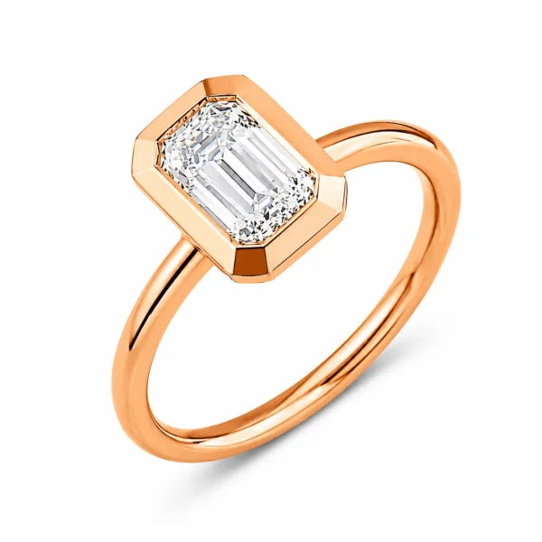 Joss Esmeralda Bezel – Bezel Yüzük