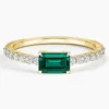 Joss Chroma emerald kesim zümrüt taşlı yüzük