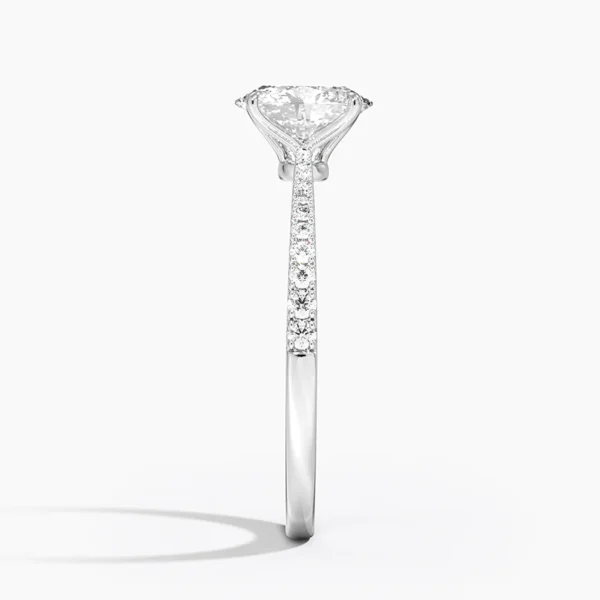 Joss Duo – 0,80 Karat Yan Taşlı Oval Lab Grown Pırlanta Yüzük
