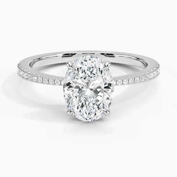 Joss Duo – 1,50 Karat Yan Taşlı Oval Pırlanta Yüzük