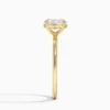 Joss Elix – 1,00 Karat Oval Lab Grown Pırlanta Yüzük – Sarı Altın