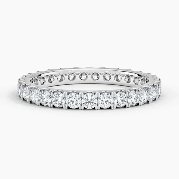 1,00 karat Precision Set beyaz altın tamtur tasarım referansı