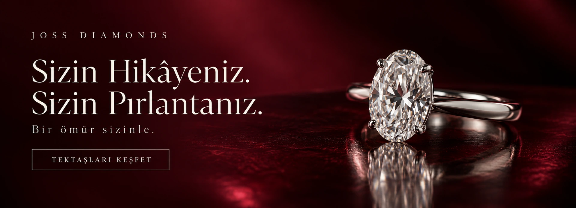 Joss Diamonds tektaş pırlanta yüzük koleksiyonu